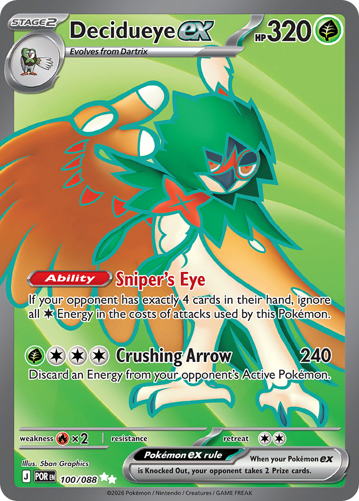 Decidueye ex #100