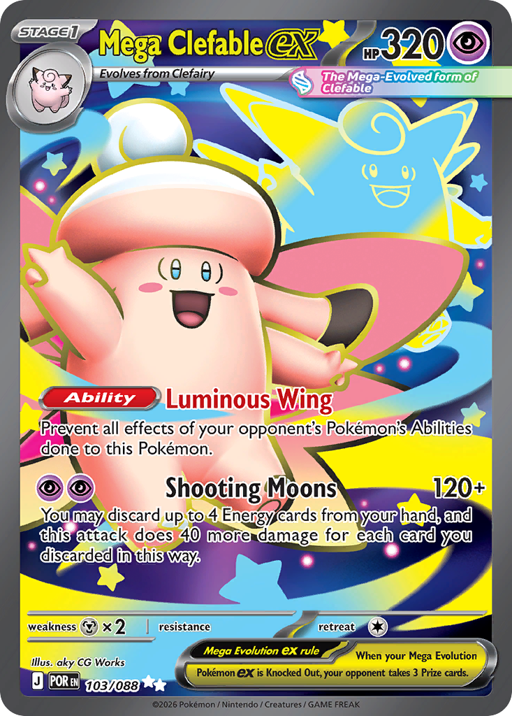 Mega Clefable ex #103