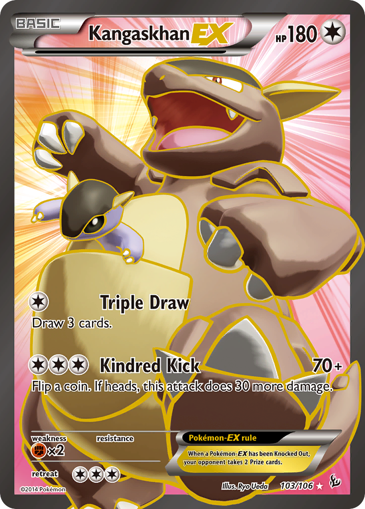 Kangaskhan-EX Flashfire 103