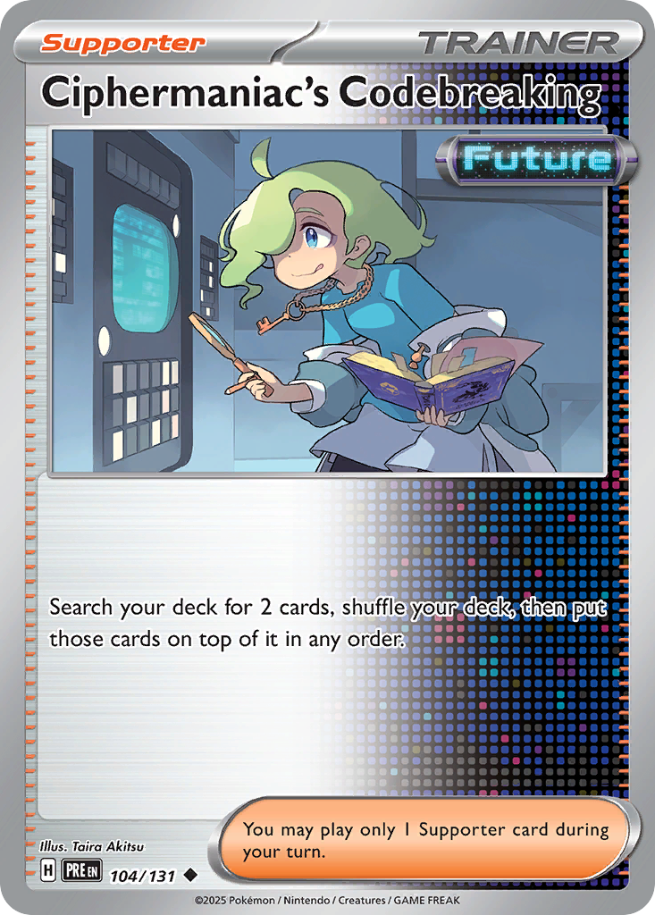 Ciphermaniac's Codebreaking Prismatic Evolutions 104