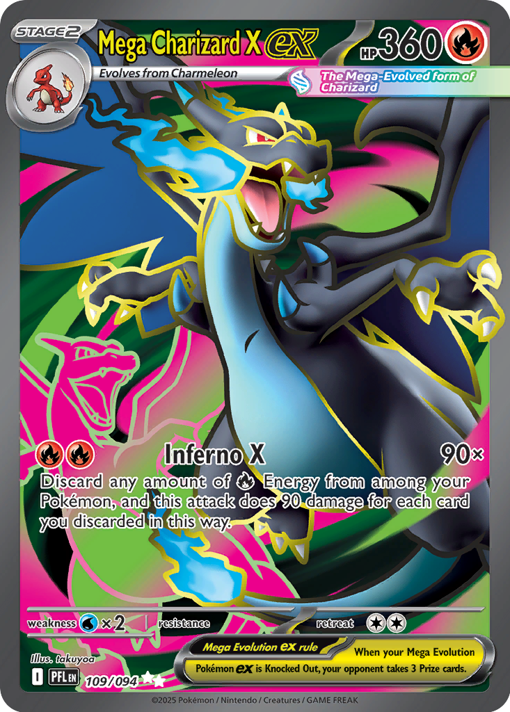 Mega Charizard X ex #109