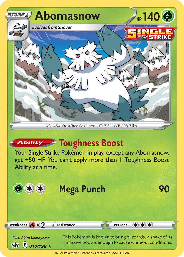 Abomasnow Chilling Reign 10