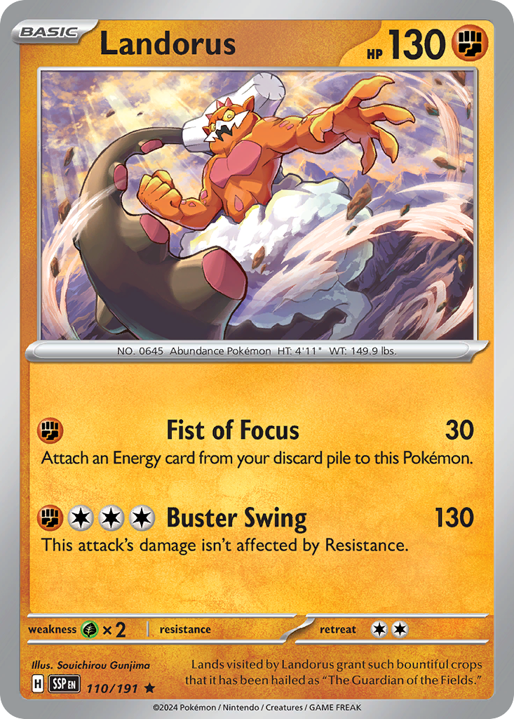 Landorus Surging Sparks 110