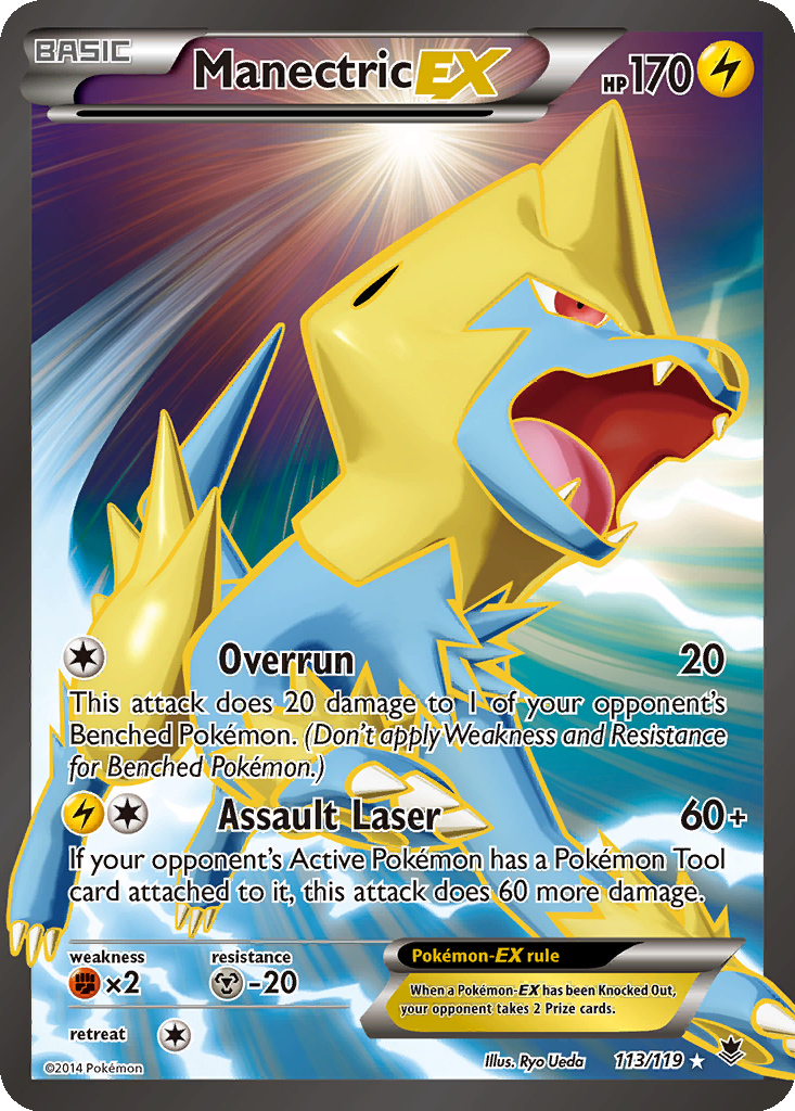 Manectric EX #113