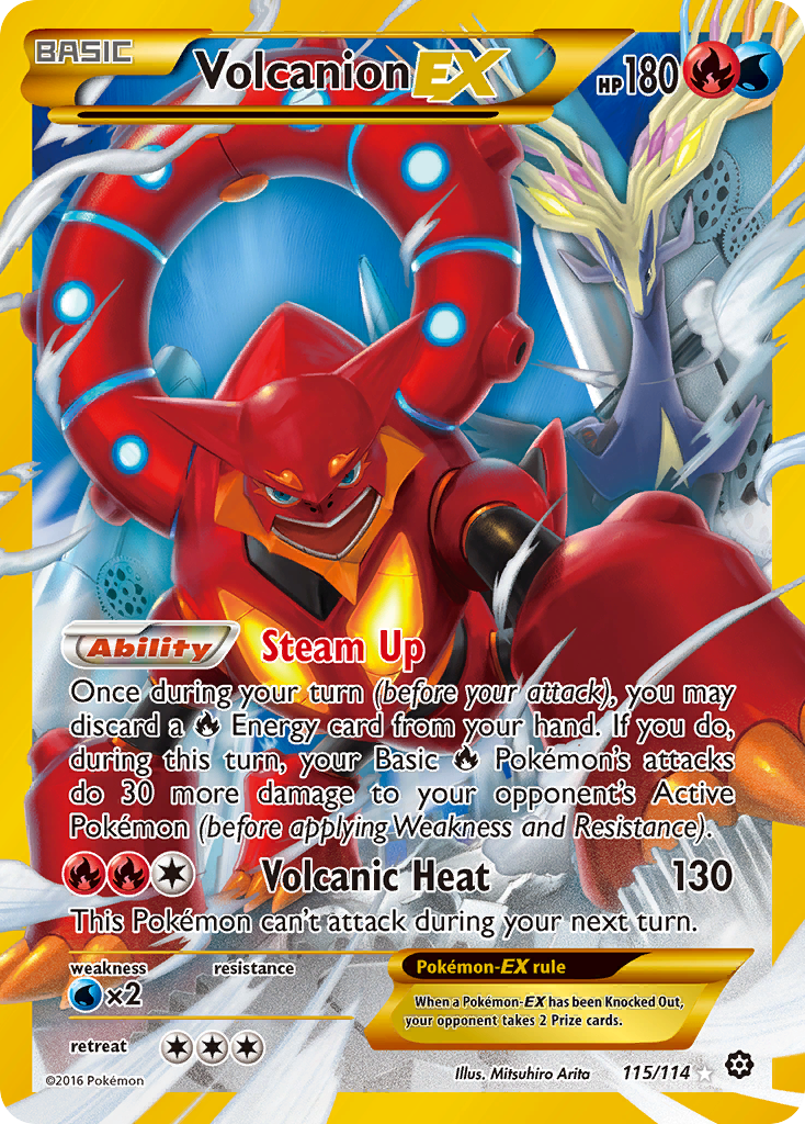 Volcanion-EX Steam Siege 115