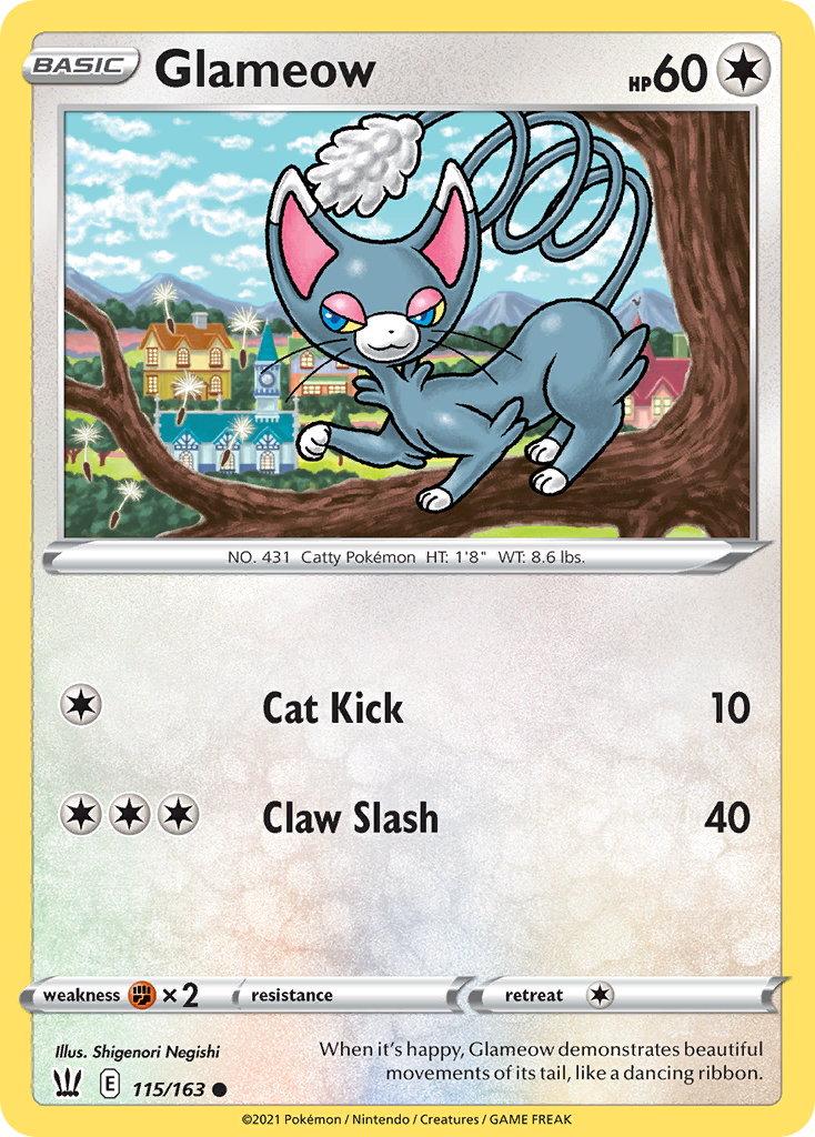 Glameow Battle Styles 115