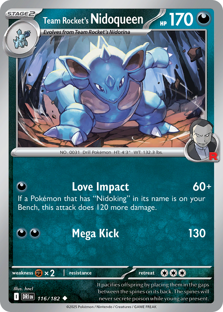 Team Rocket's Nidoqueen #116