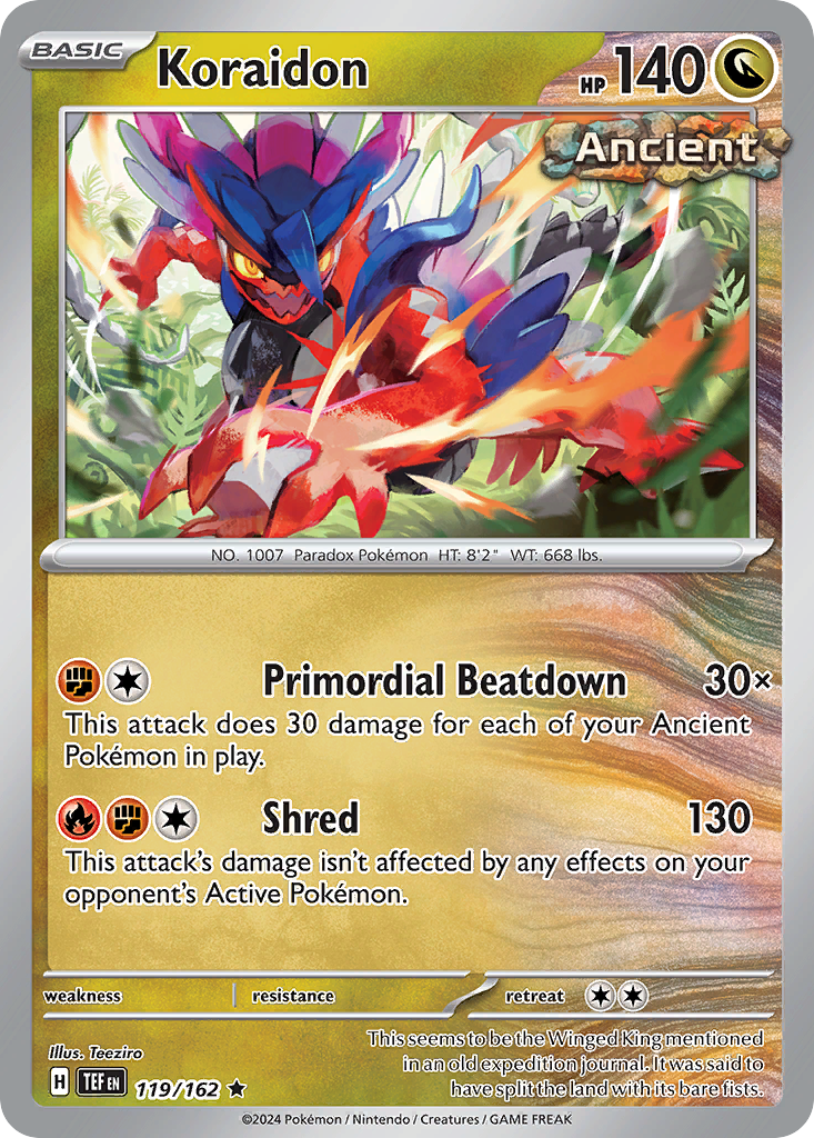 Koraidon Temporal Forces 119