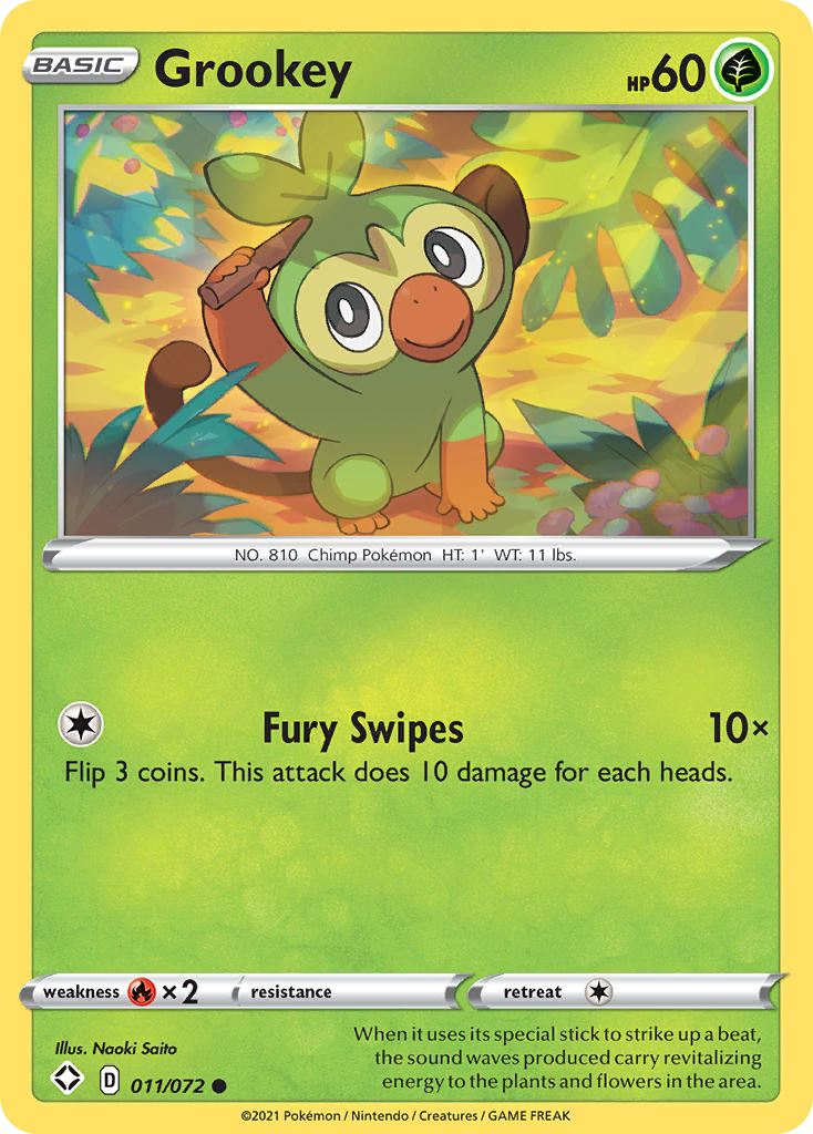 Grookey Shining Fates 11