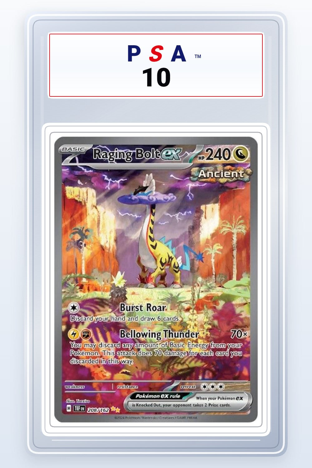 Raging Bolt ex #208 PSA 10