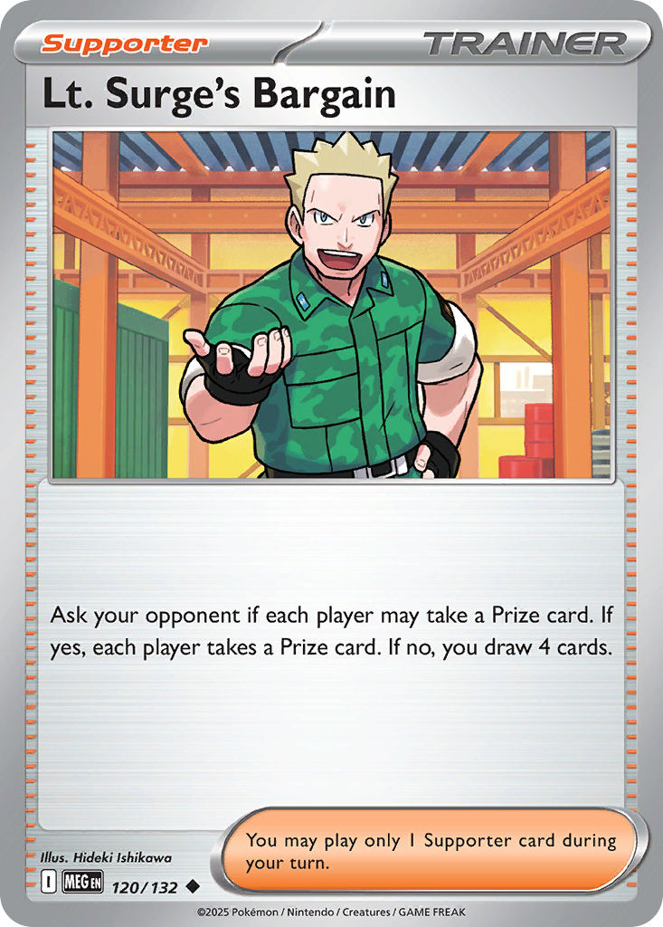 Lt. Surge's Bargain Mega Evolution 120