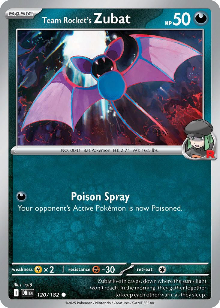 Team Rocket's Zubat Destined Rivals 120