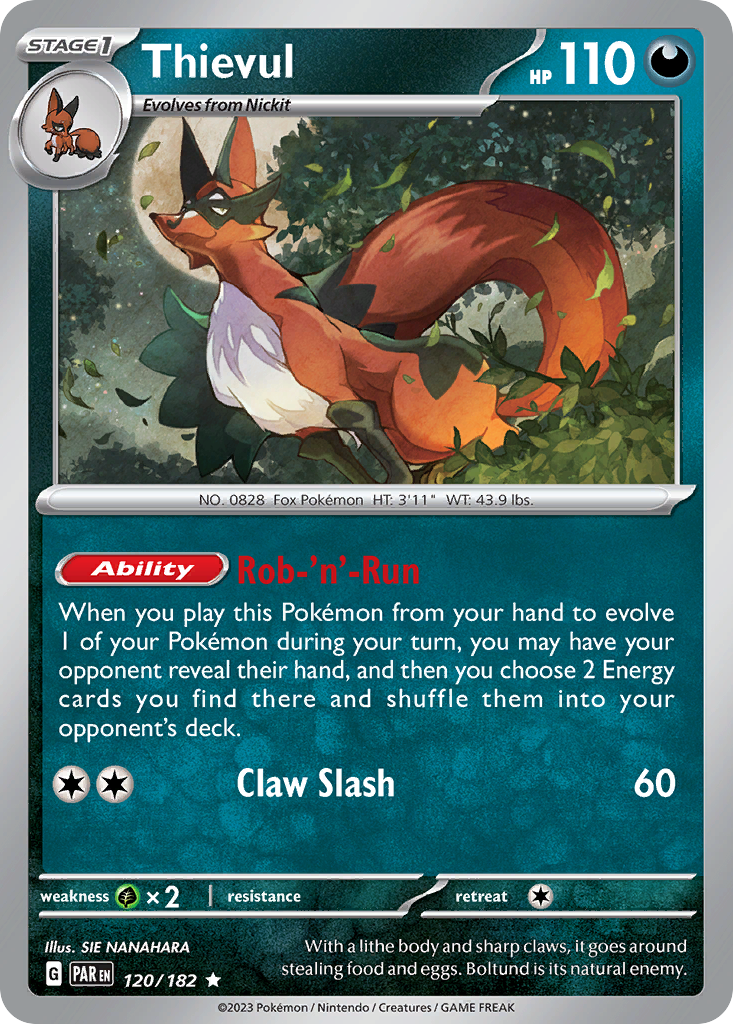 Thievul Paradox Rift 120