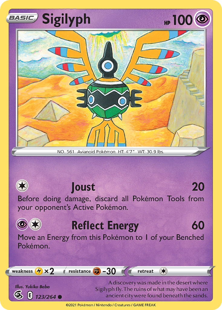 Sigilyph Fusion Strike 123