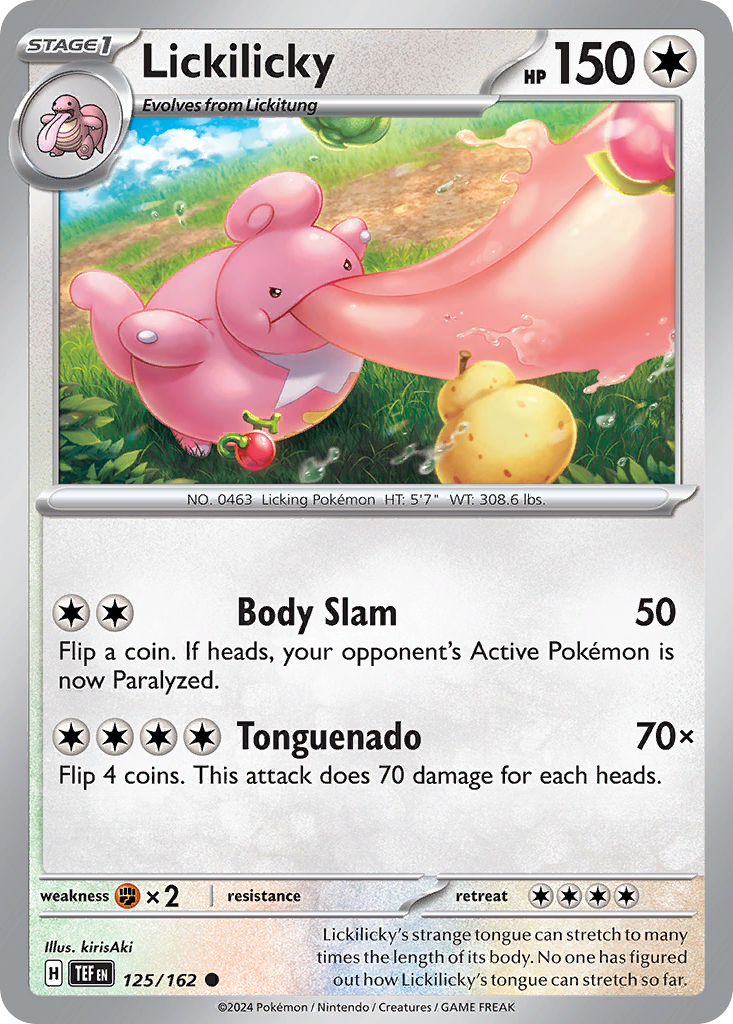 Lickilicky Temporal Forces 125