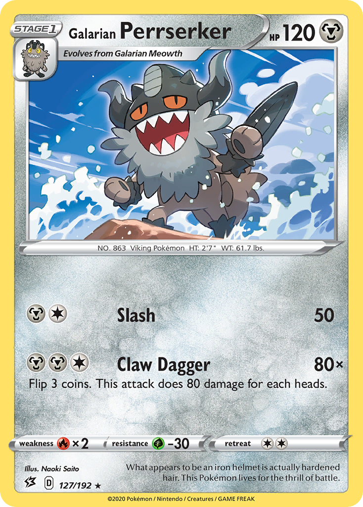 Galarian Perrserker Rebel Clash 127