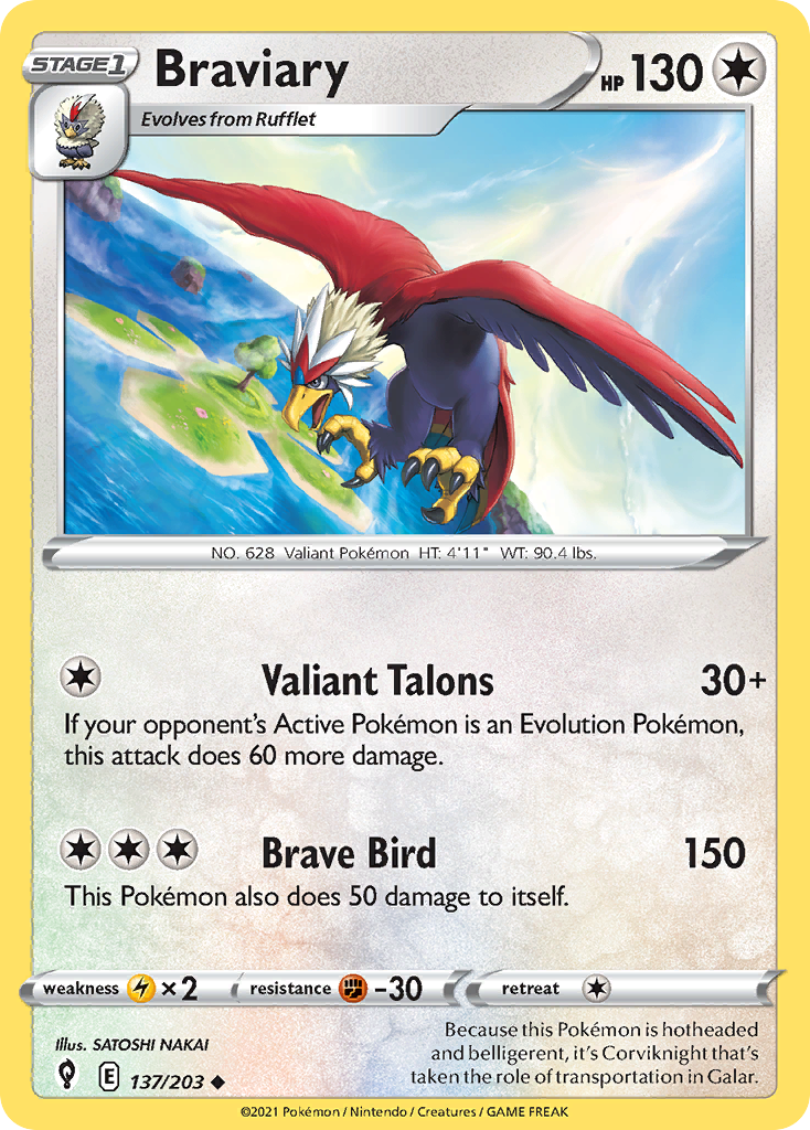 Braviary Evolving Skies 137
