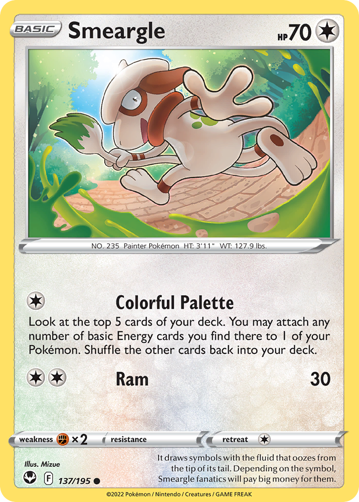 Smeargle Silver Tempest 137