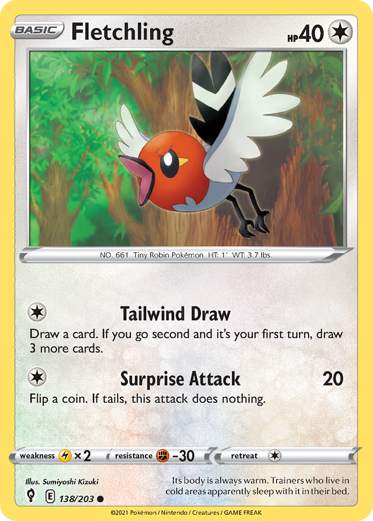Fletchling Evolving Skies 138