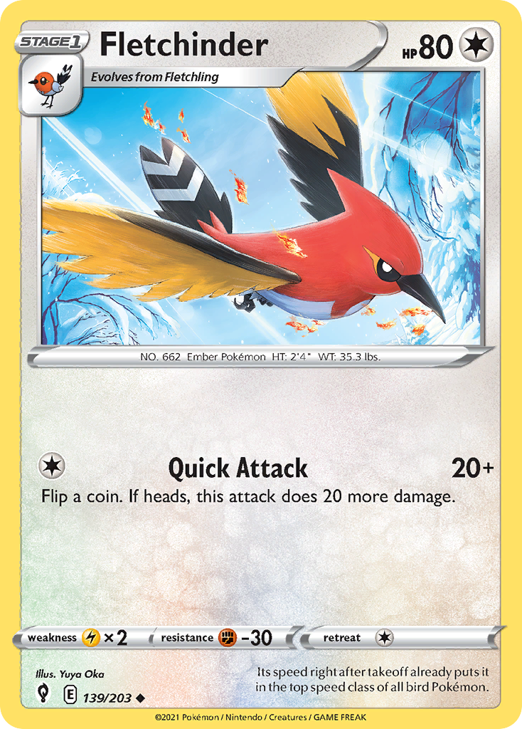 Fletchinder Evolving Skies 139