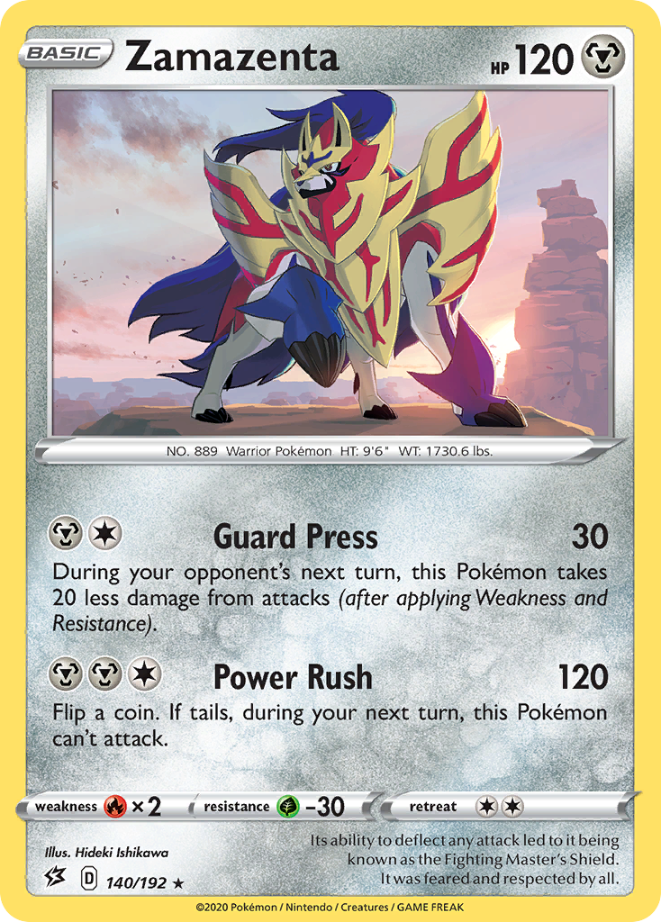 Zamazenta Rebel Clash 140