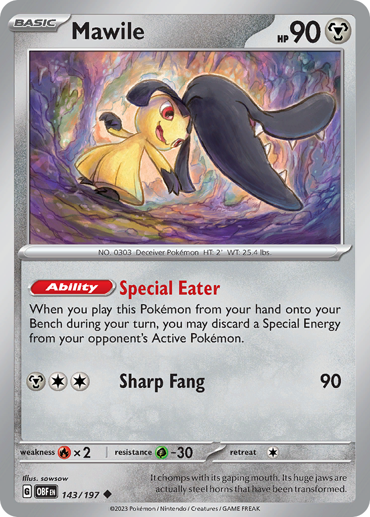 Mawile Obsidian Flames 143