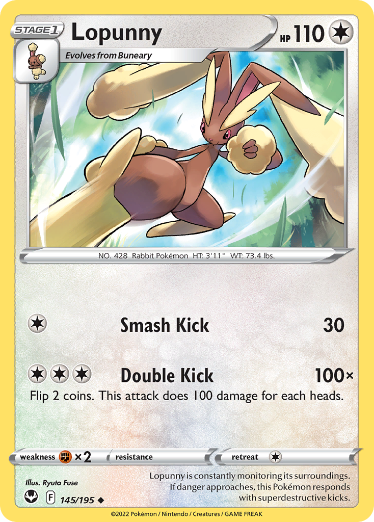 Lopunny Silver Tempest 145