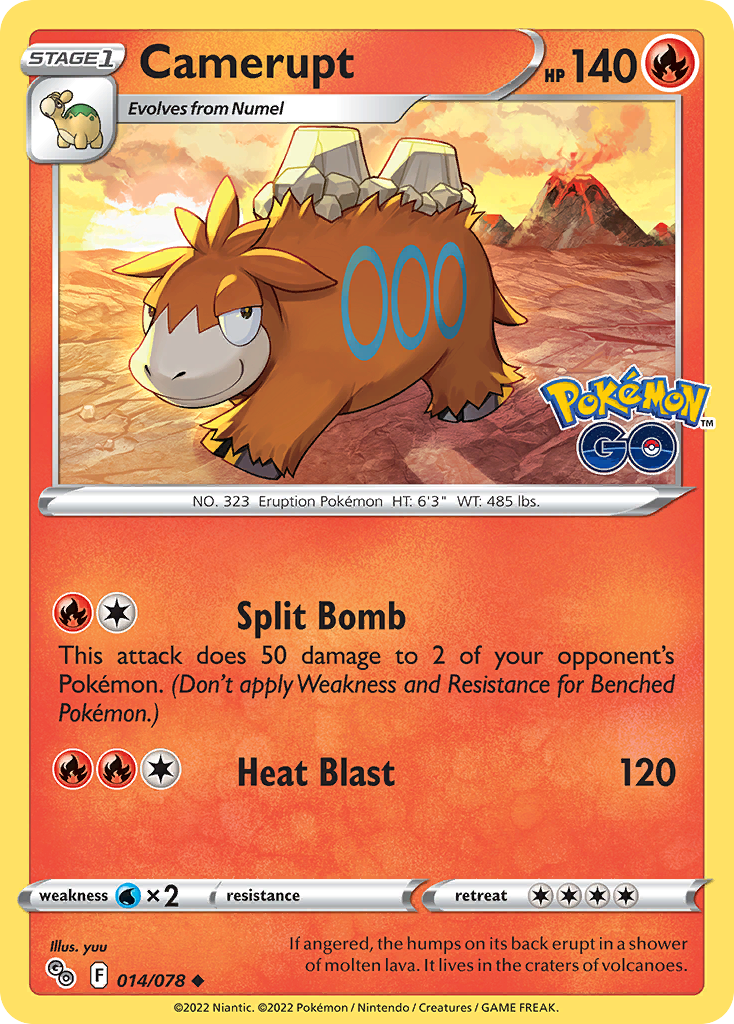 Camerupt Pokémon GO 14