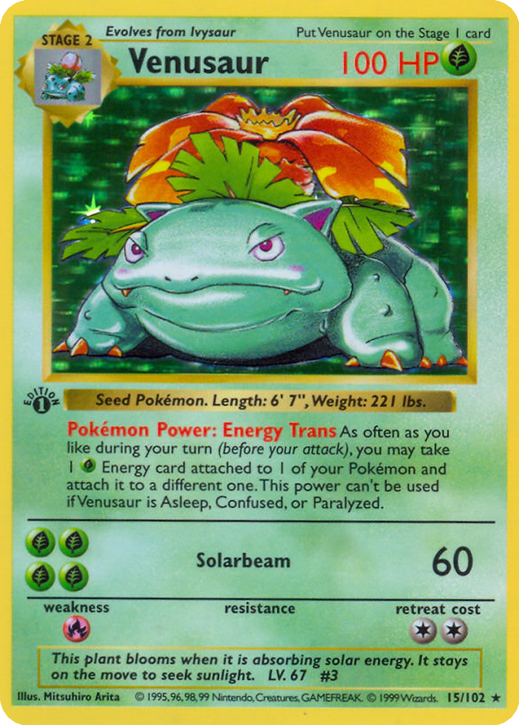 Venusaur #15 PSA 9