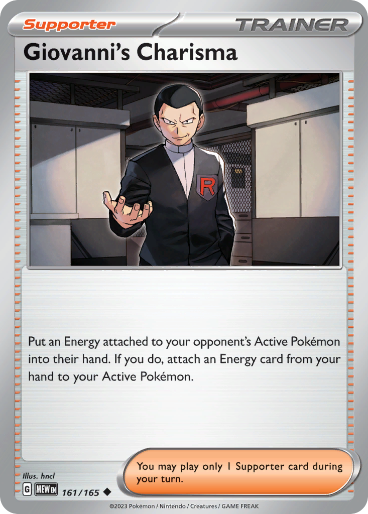 Giovanni's Charisma 151 161
