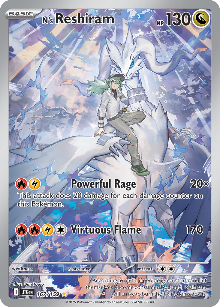 N's Reshiram Journey Together 167