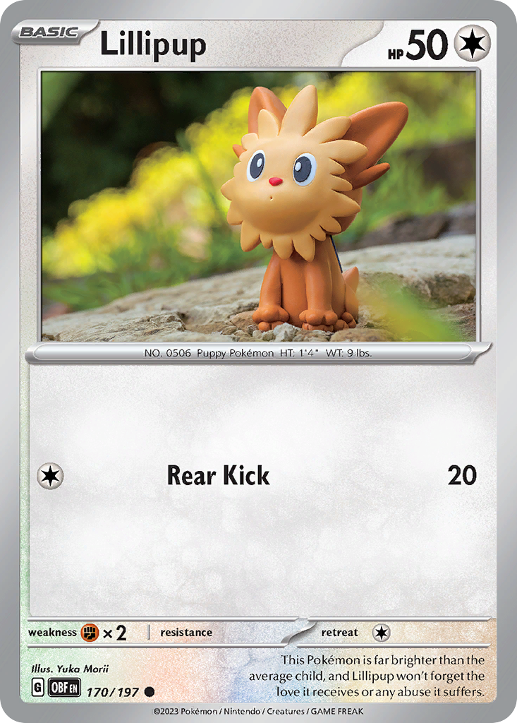Lillipup Obsidian Flames 170