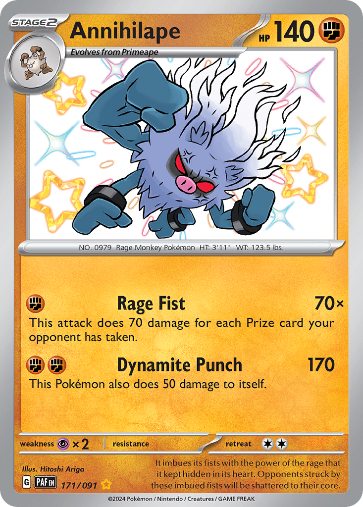 Annihilape Paldean Fates 171