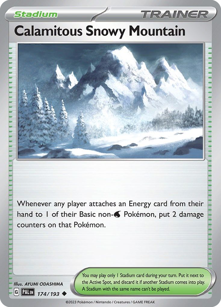 Calamitous Snowy Mountain Paldea Evolved 174