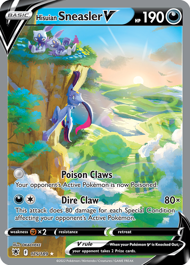 Hisuian Sneasler V #175 PSA 10