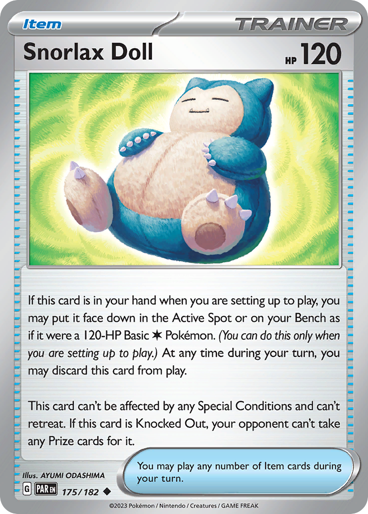 Snorlax Doll Paradox Rift 175