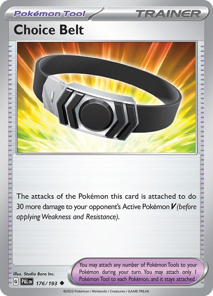 Choice Belt Paldea Evolved 176