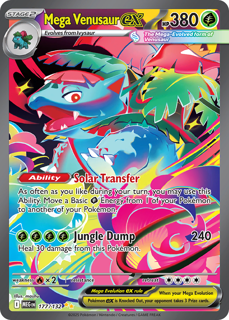 Mega Venusaur ex Mega Evolution 177