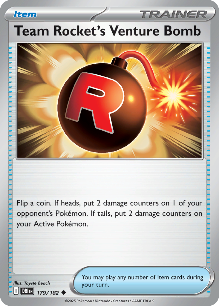 Team Rocket's Venture Bomb Destined Rivals 179