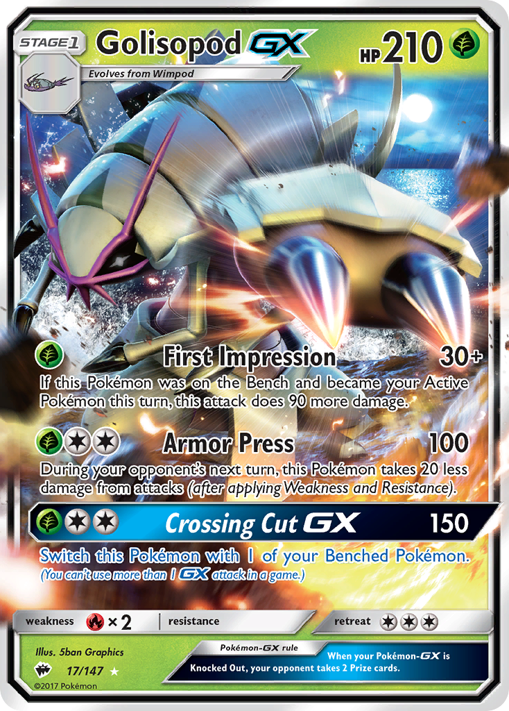 Golisopod-GX Burning Shadows 17