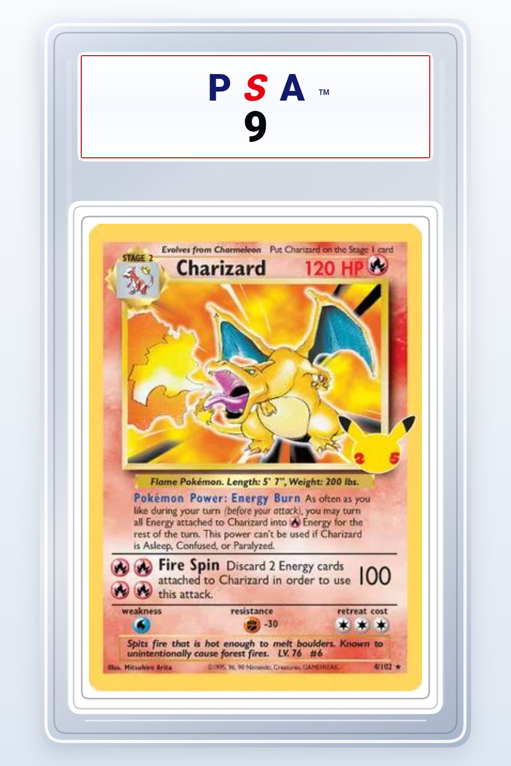 Charizard #4 PSA 9