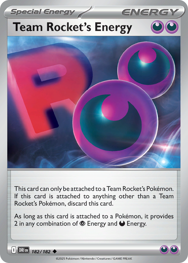 Team Rocket's Energy Destined Rivals 182