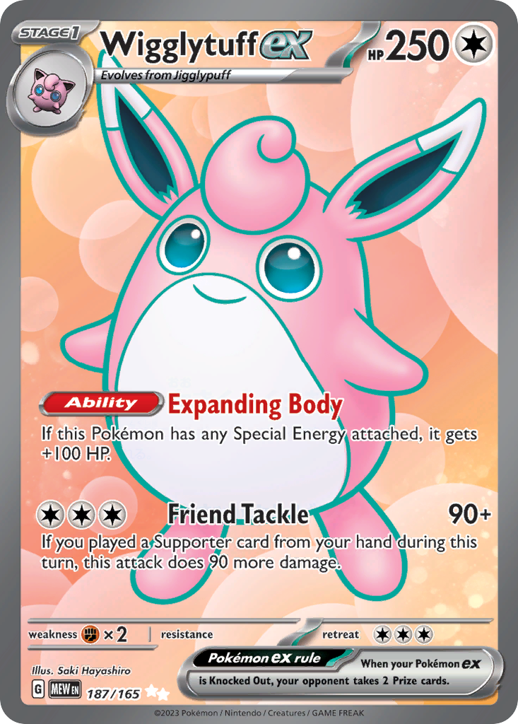 Wigglytuff ex 151 187