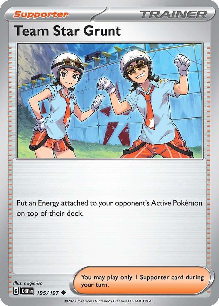 Team Star Grunt Obsidian Flames 195