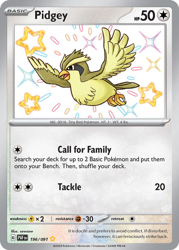 Pidgey #196