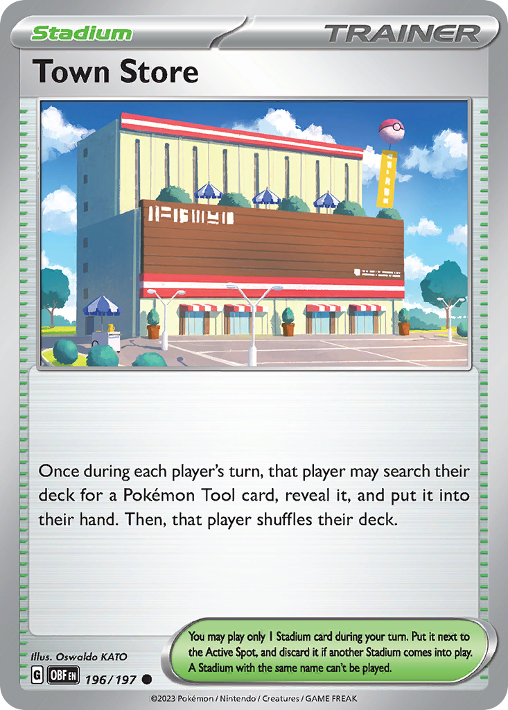Town Store Obsidian Flames 196