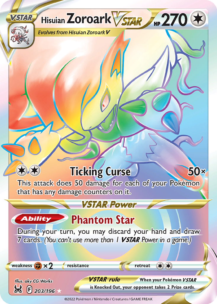 Hisuian Zoroark VSTAR #203
