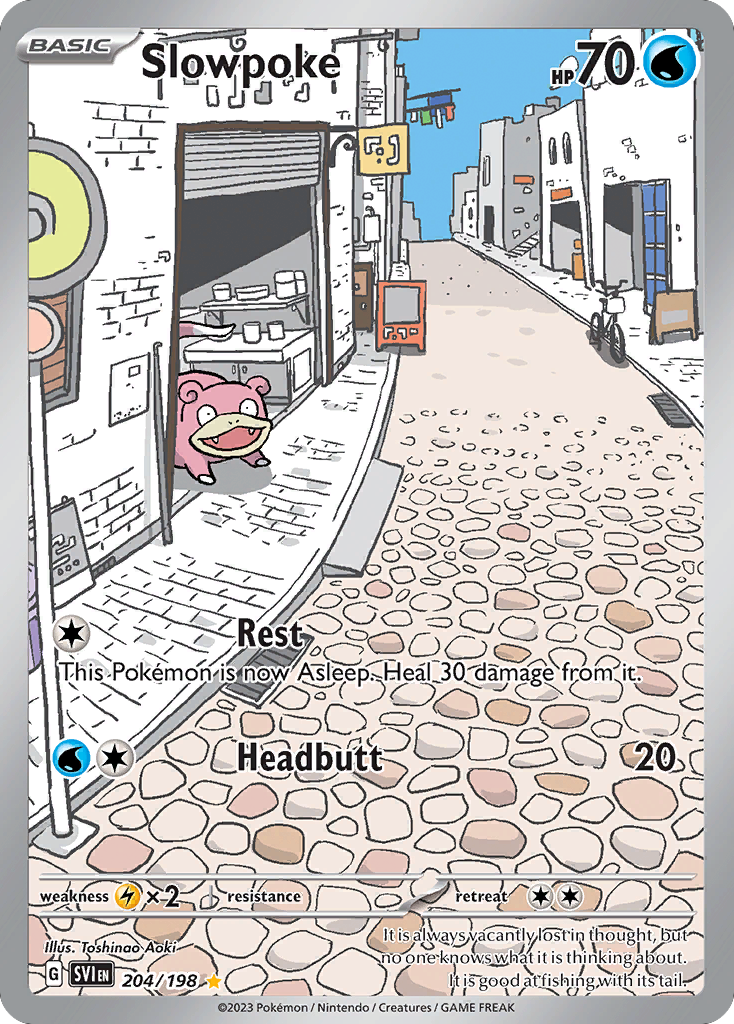 Slowpoke Scarlet & Violet 204