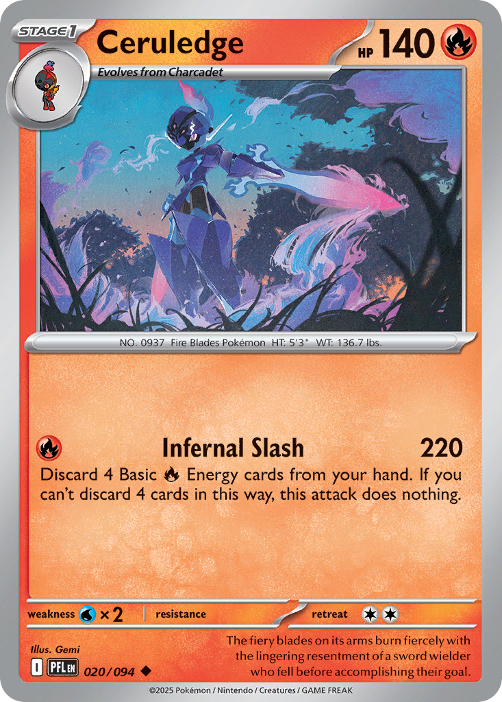 Ceruledge Phantasmal Flames 20