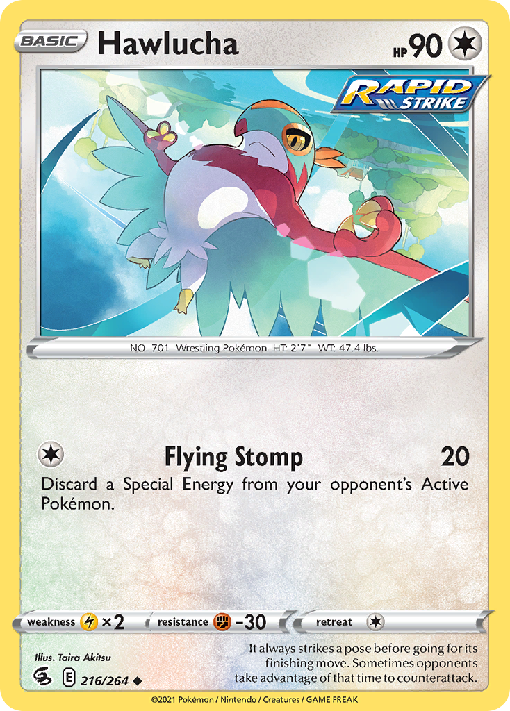 Hawlucha Fusion Strike 216